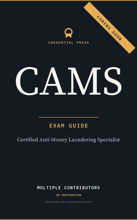 Placeholder cover for CAMS Exam Guide, marked coming soon.