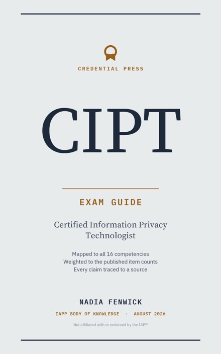 Placeholder cover for CIPT Exam Guide, marked coming soon.