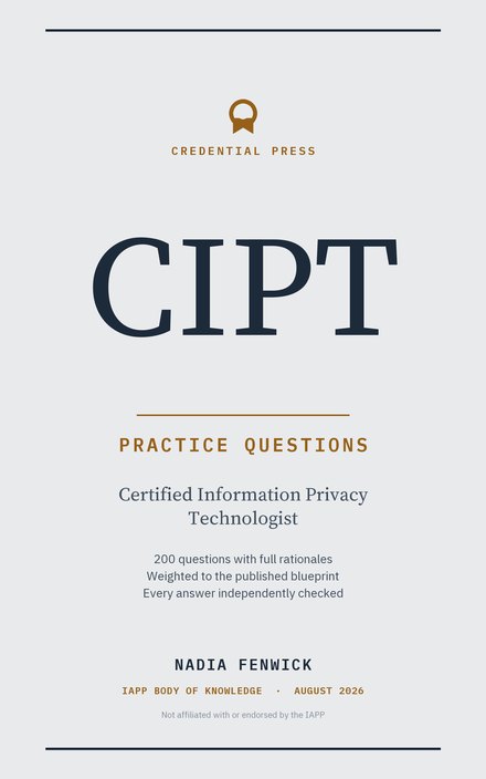Placeholder cover for CIPT Practice Questions, marked coming soon.