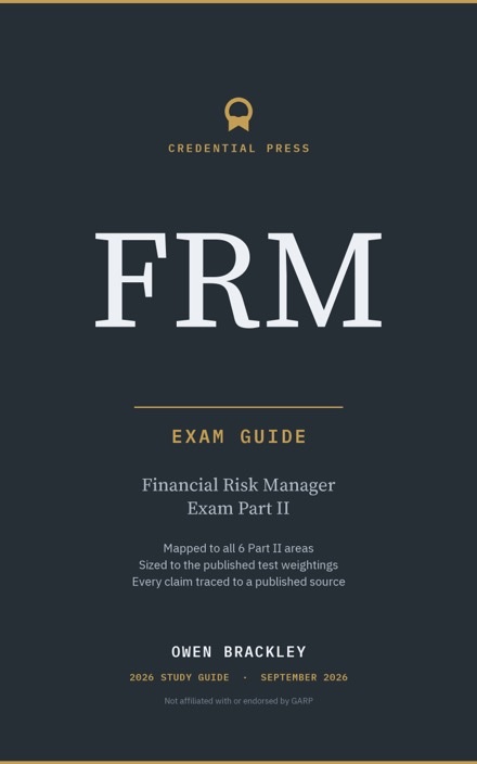 Cover of FRM Part II Exam Guide