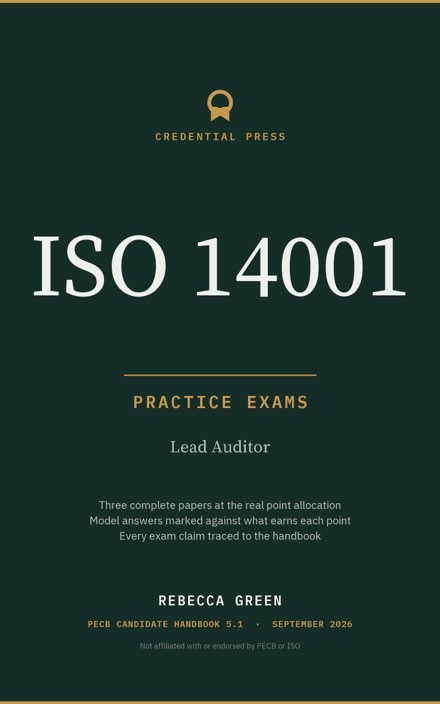 Cover of ISO 14001 Lead Auditor Practice Exams