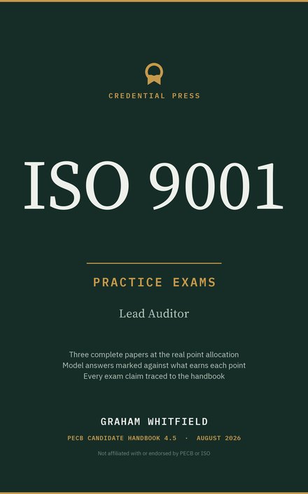 Placeholder cover for ISO 9001 Lead Auditor Practice Exams, marked coming soon.
