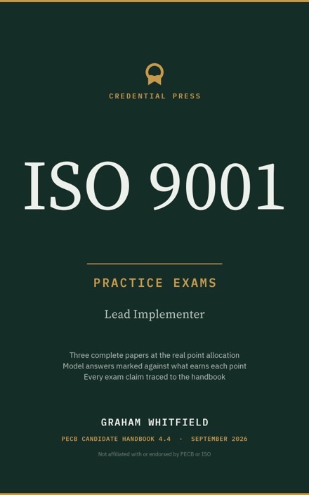 Cover of ISO 9001 Lead Implementer Practice Exams